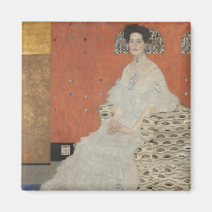 Porträt von Fritza Riedler von Gustav Klimt Magnet