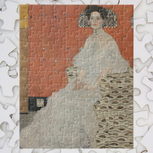Porträt von Fritza Riedler von Gustav Klimt Puzzle