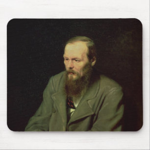 Porträt von Fyodor Dostoyevsky 1872 Mousepad
