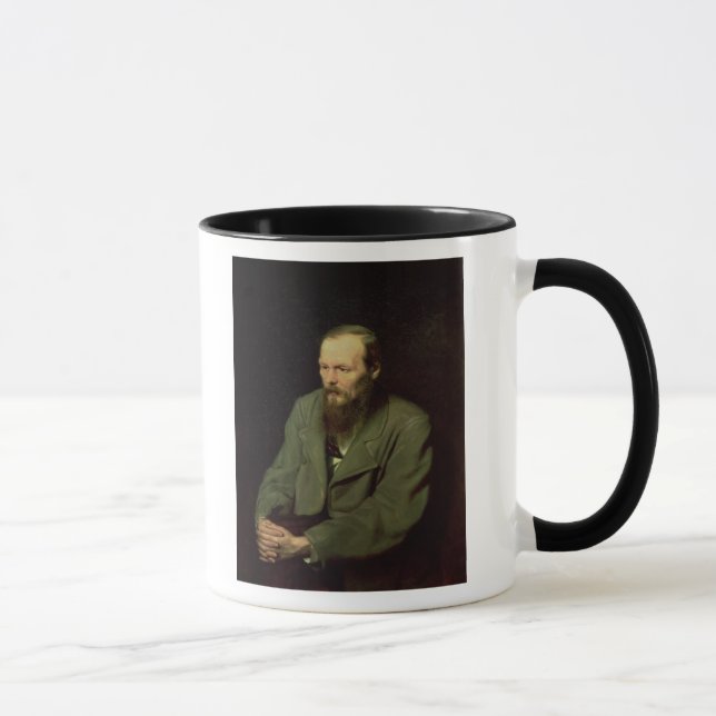 Porträt von Fyodor Dostoyevsky 1872 Tasse (Rechts)