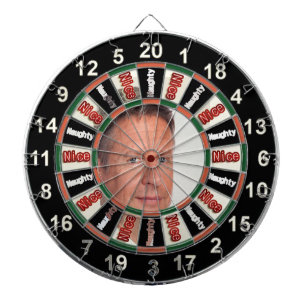 Porträt von Gary Johnson politische Dartscheibe