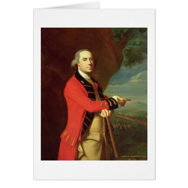 Porträt von General Thomas Gage, c.1768 (Öl auf Ca (Vorne)