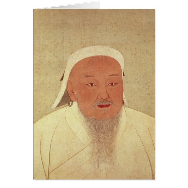 Porträt von Genghis Khan, Mongole Khan (Vorne)