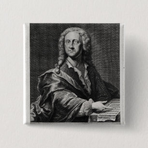 Porträt von Georg Philipp Telemann Button