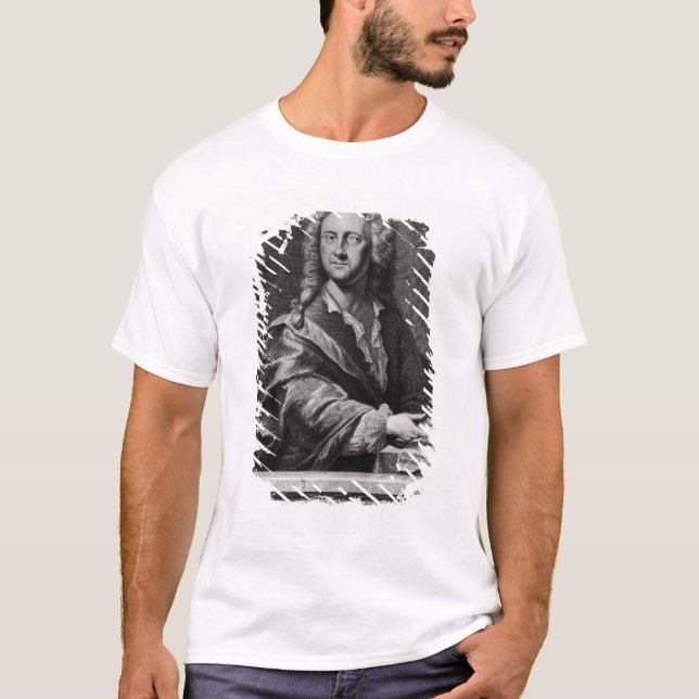Porträt von Georg Philipp Telemann T-Shirt (Vorderseite)