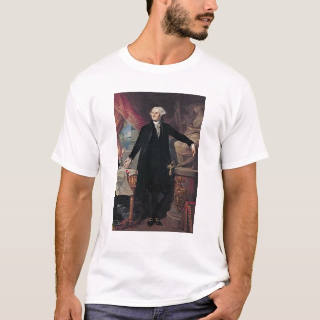 Porträt von George Washington, 1796 T-Shirt (Vorderseite)