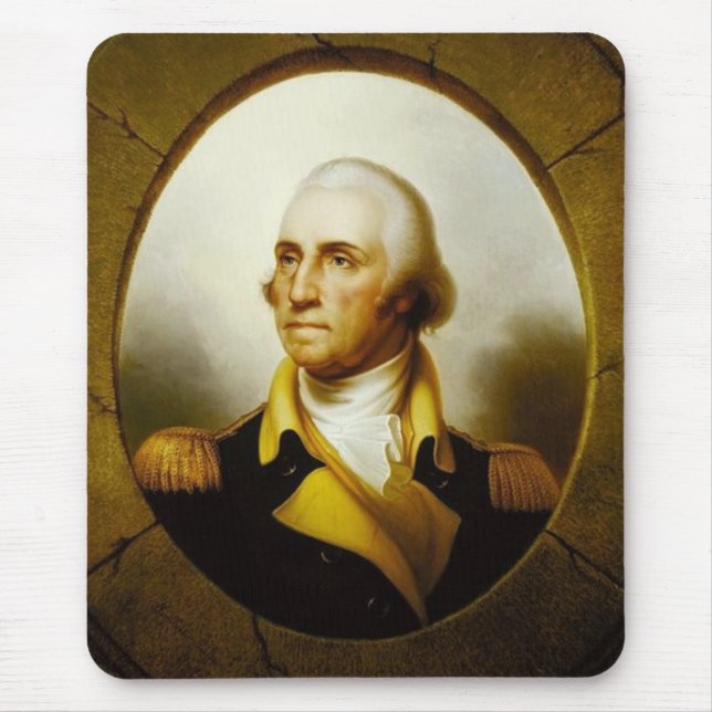 Porträt von George Washington Mousepad (Vorne)