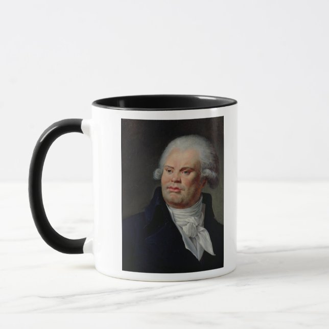 Porträt von Georges Danton Tasse (Links)