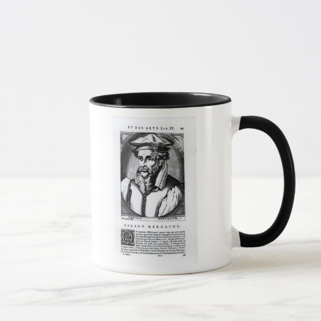 Porträt von Gerard Mercator Tasse (Rechts)