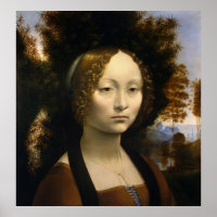 Porträt von Ginevra de Benci von Leonardo da Vinci