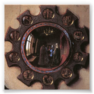 Porträt von Giovanni Arnolfini u. Ehefrau (Detail Fotodruck