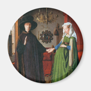 Porträt von Giovanni Arnolfini und seine Ehefrau Magnet