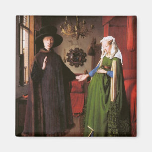 Porträt von Giovanni Arnolfini und seine Ehefrau Magnet