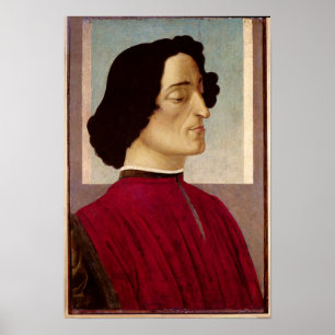Porträt von Giuliano de Medici c.1480 Poster
