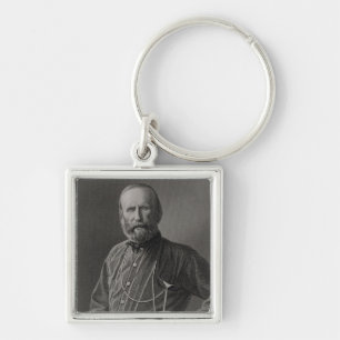 Porträt von Giuseppe Garibaldi Schlüsselanhänger