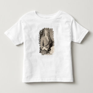 Porträt von Grinling Gibbons (1648-1721) (w/c auf Kleinkind T-shirt