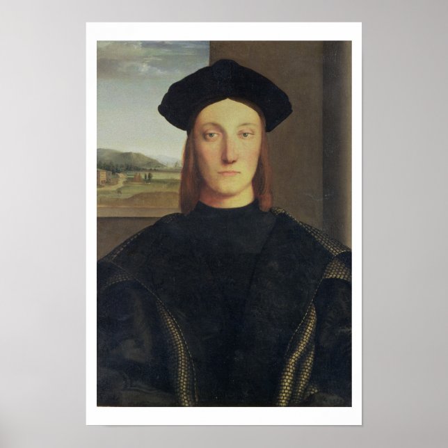 Porträt von Guidobaldo da Montefeltro, Herzog von  Poster (Vorne)