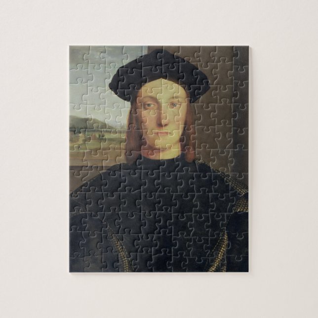 Porträt von Guidobaldo da Montefeltro, Herzog von Puzzle (Vertikal)