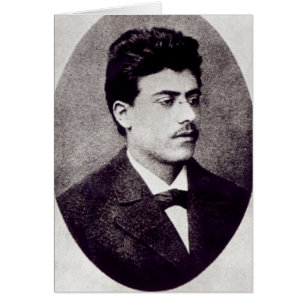 Porträt von Gustav Mahler, 1878