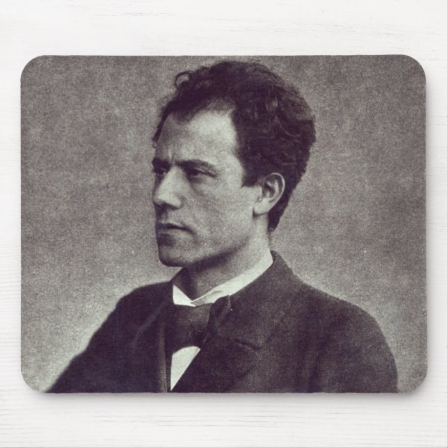 Porträt von Gustav Mahler, 1897 Mousepad (Vorne)