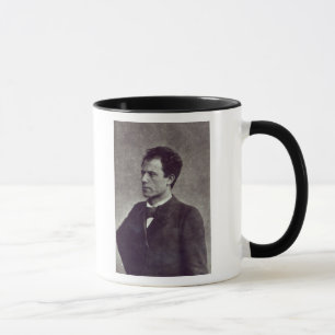 Porträt von Gustav Mahler, 1897 Tasse