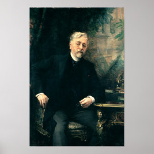 Porträt von Gustave Eiffel 1905 Poster