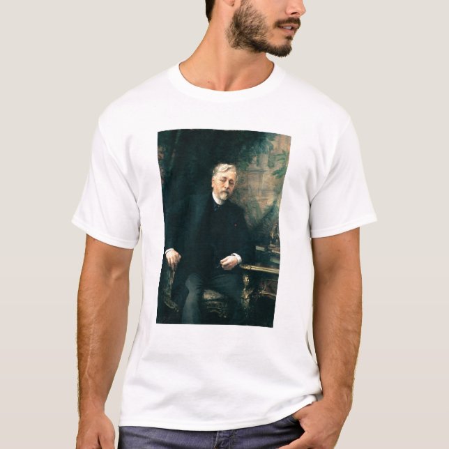 Porträt von Gustave Eiffel 1905 T-Shirt (Vorderseite)