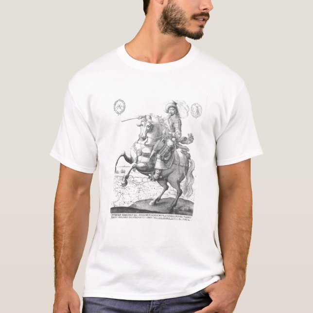 Porträt von Gustavus Adolphus II T-Shirt (Vorderseite)