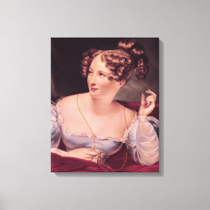 Porträt von Harriet Smithson Leinwanddruck