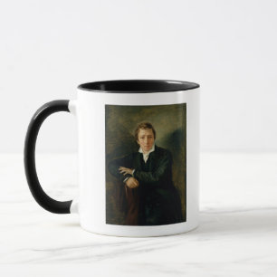 Porträt von Heinrich Heine 1831 Tasse