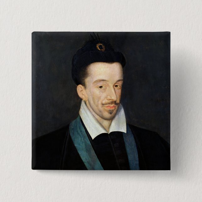 Porträt von Henri III Button (Vorderseite)