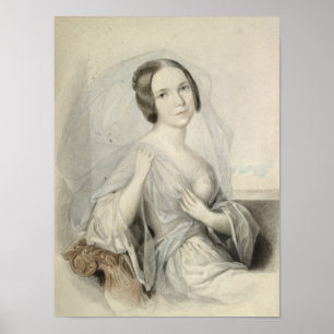 Porträt von Henriette Gertrud Sontag Poster