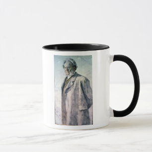Porträt von Henrik Ibsen, 1895 Tasse