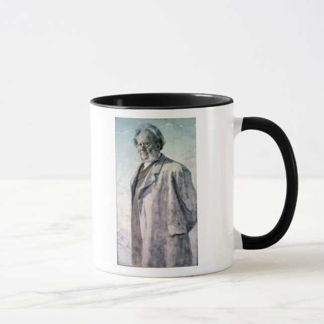 Porträt von Henrik Ibsen, 1895 Tasse (Rechts)