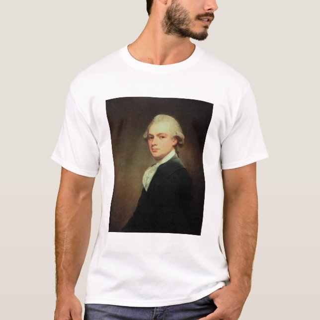 Porträt von Henry Russell (1751-1836) c.1783 (Öl T-Shirt (Vorderseite)