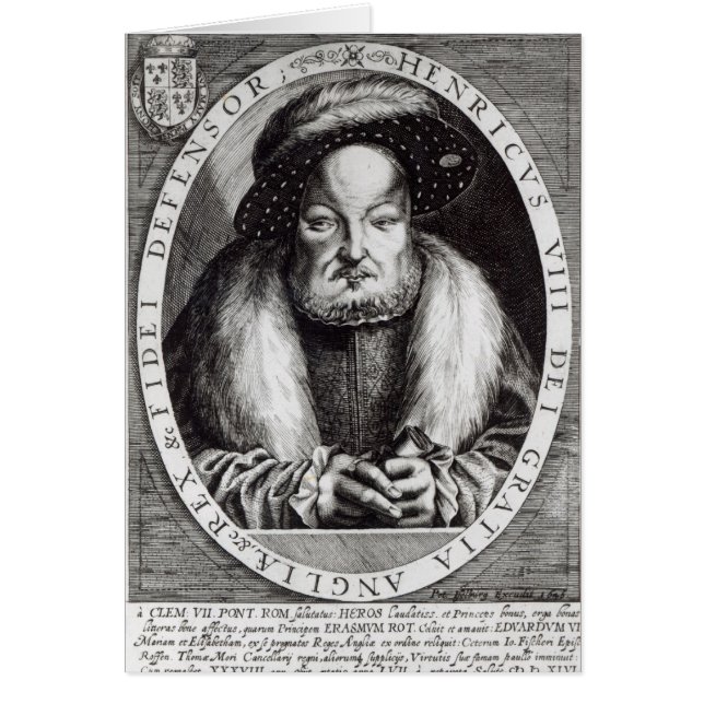 Porträt von Henry VIII (Vorne)