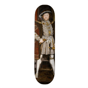 Porträt von Henry VIII durch Hans Holbein das Skateboard