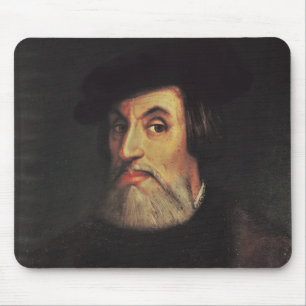 Porträt von Hernando Cortes Mousepad