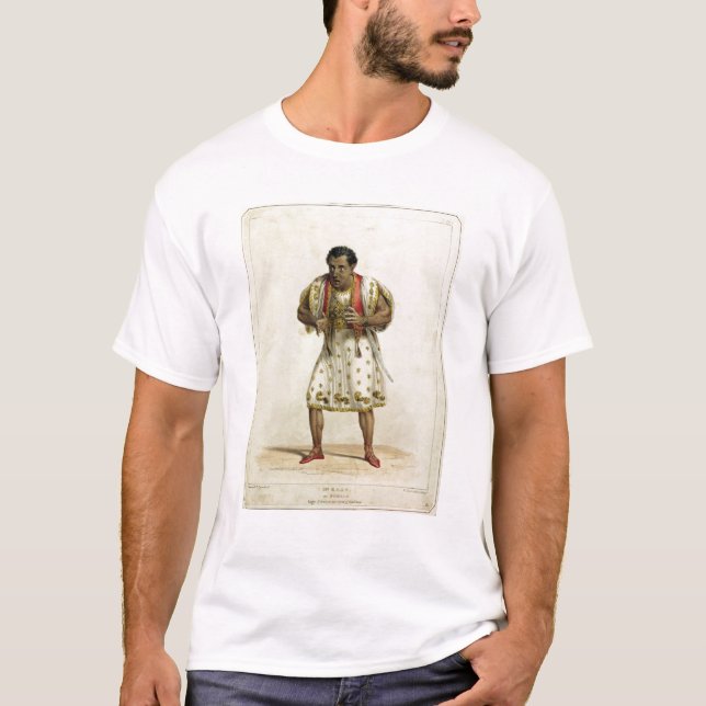 Porträt von Herrn Edmund Kean als Othello T-Shirt (Vorderseite)