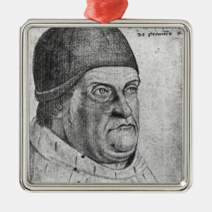 Porträt von Herzog Rene-I von Anjou Ornament Aus Metall