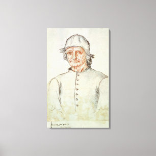 Porträt von Hieronymus Bosch Leinwanddruck