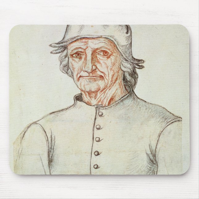 Porträt von Hieronymus Bosch Mousepad (Vorne)