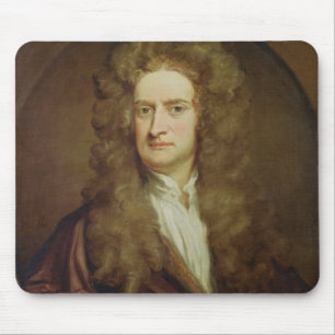 Porträt von Isaac Newton 1702 Mousepad