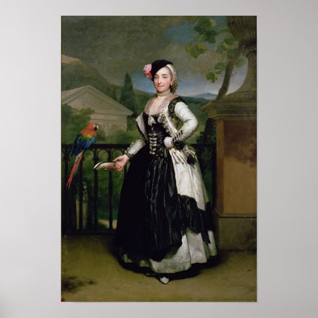 Porträt von Isabel Parrena Arce Poster (Vorne)