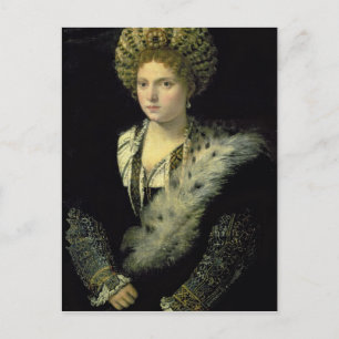 Porträt von Isabella d'Este Postkarte