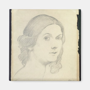 Porträt von Isadora Duncan, 1908 Magnet