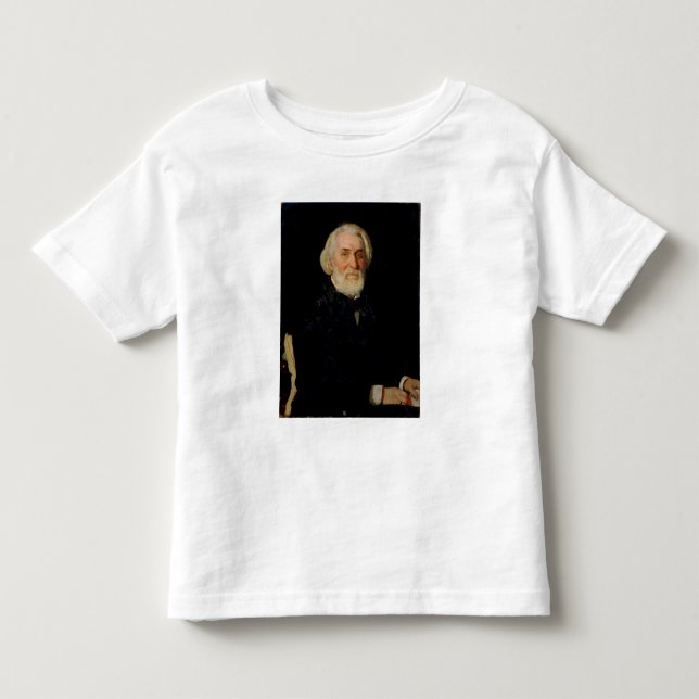 Porträt von Iwan S. Turgenev, 1879 Kleinkind T-shirt (Vorderseite)