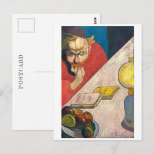 Porträt von Jacob Meyer de Haan Gauguin Postkarte