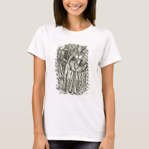 Porträt von James I (1566-1625) und von Anne von T-Shirt