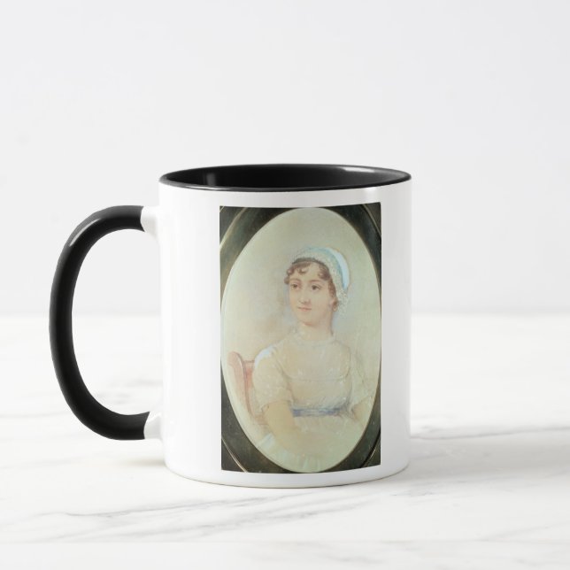 Porträt von Jane Austen Tasse (Links)